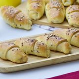 Рогалики  с беконом