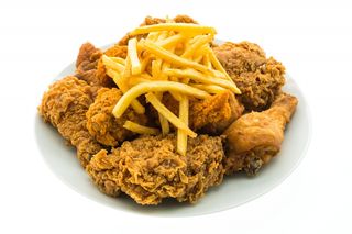 Poulet Pané + Frites