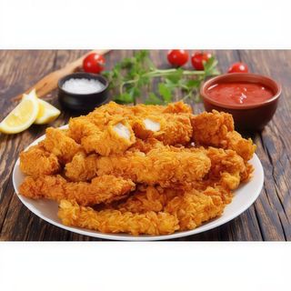 tiras de pechuga rebosada ( 20 ud.)