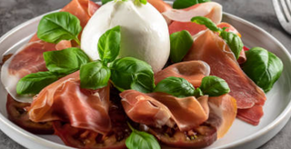 Prosciutto crudo e mozzarella