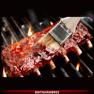 Tiras de costilla medio barbacoa