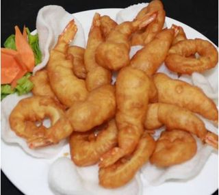 Lulas e Gambas Fritas