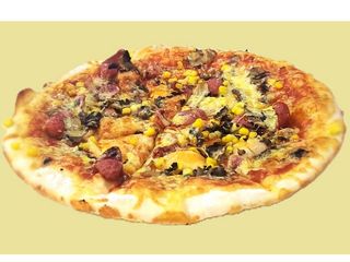 Піца з мисливськими ковбасками