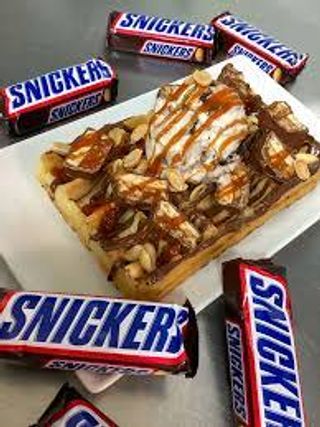 Gaufre Snickers