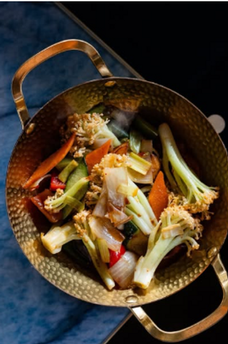 Scodella di fuoco con cavolfiore