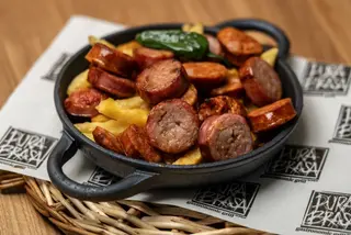 Ración Mixta De Chorizo Y Longaniza A La Brasa