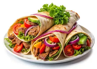 5 Durum Kebab + Patatas Fritas + Coca-Cola Sabor Original botella 2L.