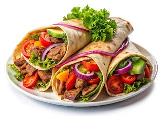 5 Durum Kebab + Patatas Fritas + Coca-Cola Sabor Original botella 2L.