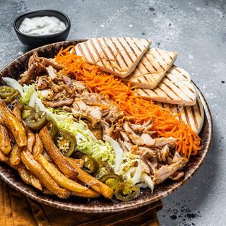 Plato shawarma