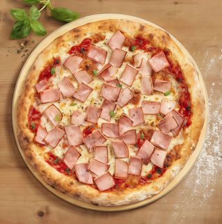 Pizza de prosciutto