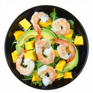 Ensalada De Langostino Con Mango Y Aguacate