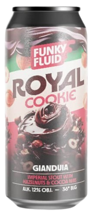 Royal Cookie: Gianduia Funky Fluid Lata 50 cl.