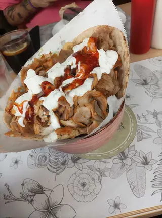 Pita Kebab De Pollo