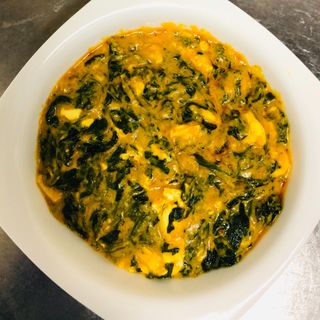 Saag paneer (suave)
