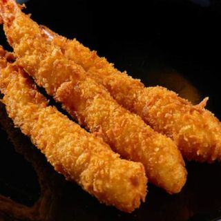 კრევეტები ხრაშუნა საფანელით