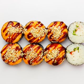 Запеченный с креветкой