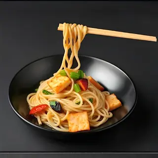 Vegan pasta Tofu