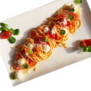 Pasta Con Mozzarella Bollas