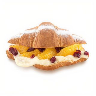 Круасан Апельсин з кремом і в'яленою журавлиною (93г/196г)