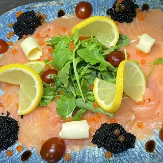 Carpaccio De Salmón Ahumado
