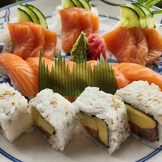 Salmon Sushi Sashimi and Maki (Salmon Only)