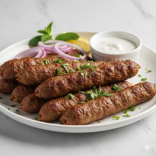 Plato De Seekh Kebab (3 Uds.)