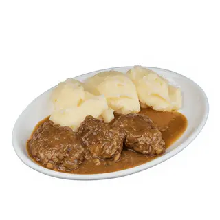 Carne Asada Con Puré De Patata
