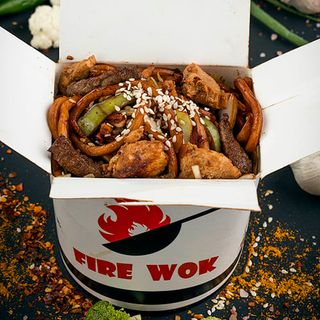 Homemade noodles with mix meat*