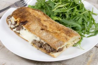 Sandwich de viande hachée