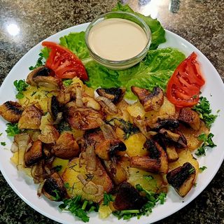 Смажена Бульба З Грибами,300 гр