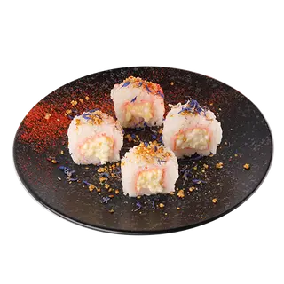 Uramaki white crunch 4 szt.