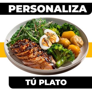 Crea tu plato personalizado en su justa medida.