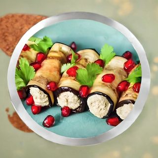 Involtini di melanzane con noci