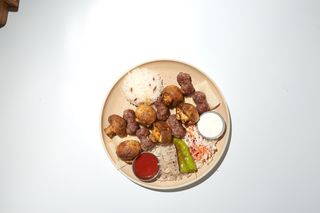 Кебаб с грибами  (350 г)