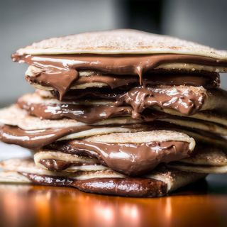 Quesadilla de nutella