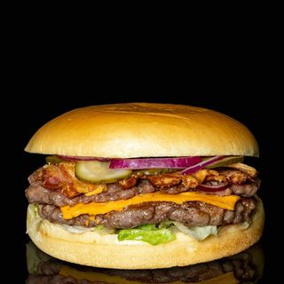 Double Bacon Smash burger