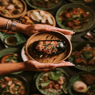 LONGSTER BAO DE LANGOSTINO TIGRE NEGRO CON CHILI