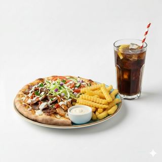 Menù pizza kebap