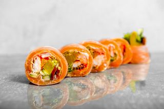 Ebi Salmon Roll 8 szt.