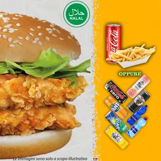 Menú Double Chicken Burger