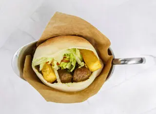 Kebab Con Patatas Dentro
