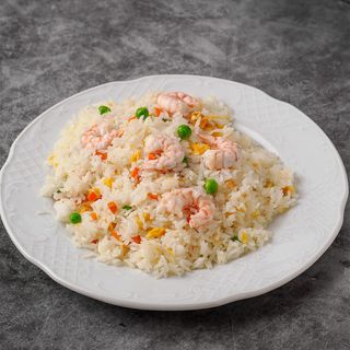 Arroz Frito con Gambas