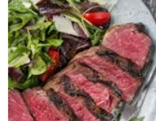 Tagliata di carne argentina con contorno