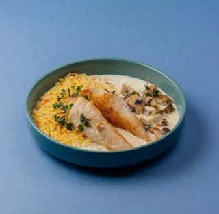 Куриная грудка с булгуром