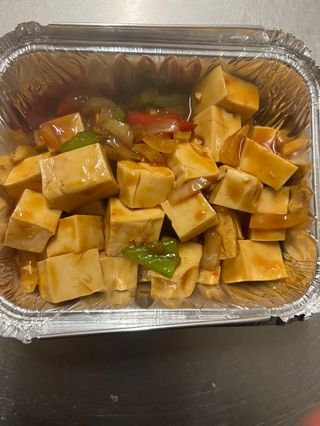 Tofu piccanti。辣豆腐