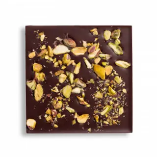 Tableta De Chocolate Negro Pistacho