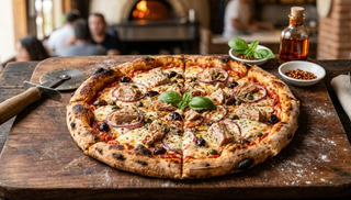 Pizza De Atún (Mediana)