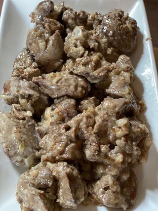 ქათმის ღვიძლი ნაღებში