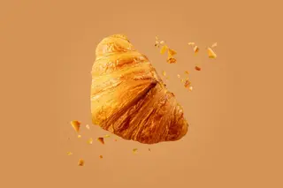 Cornetto vegano con panna