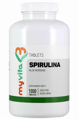Spirulina 250mg 1000 tabletek MyVita